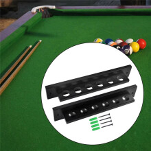 Pool Stick Holder Stand- Billiards Pool Cue Rack Wooden Holds Pool Table Accessories for Game Room Club or Men Cave