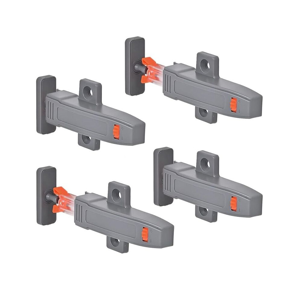 Self-Locking Cabinet Door Rebounder Adjustable Lock Rebounder Wardrobe Cabinet Door Panel Push-Open Door Opener 6031011480936