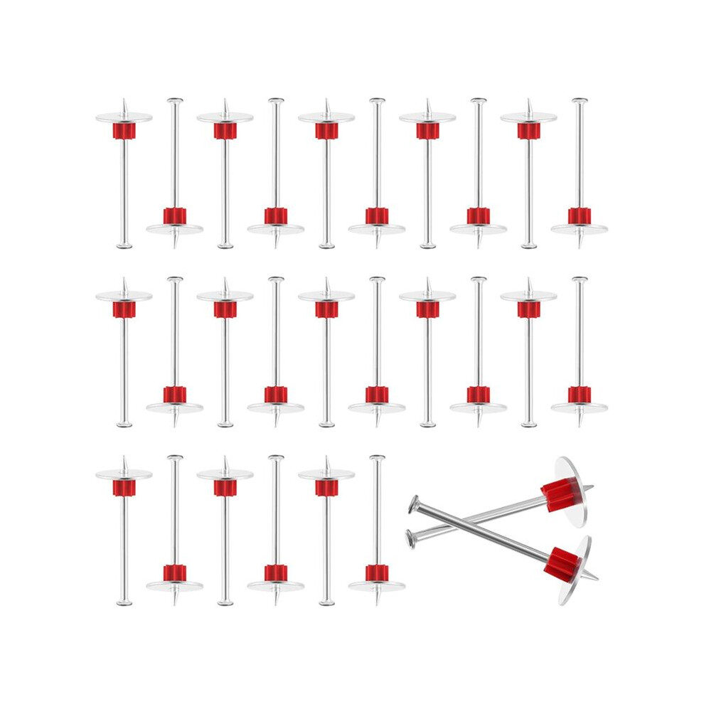 Washer Pin Powder Fastening Tool Powder Actuated Fasteners Alloy Steel Drive Pin Diameter With 1 Inch Washer, 100 Pcs 4711684893258
