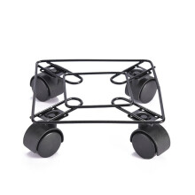 Potted Rolling Plant Stand Holder with Casters Accessory Plant Tray Roller Versatile Pallet Trolley Rollers Trolley