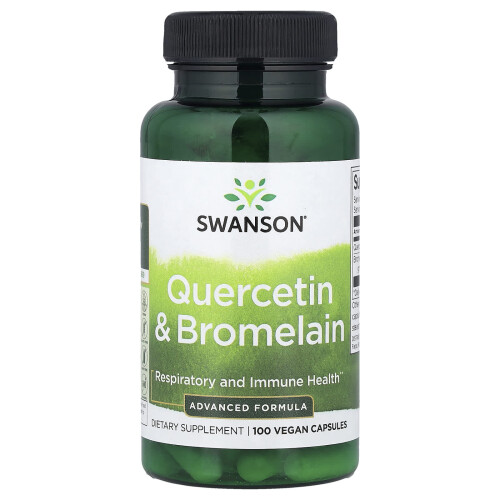 Swanson, Quercetin & Bromelain, 100 Capsules 1