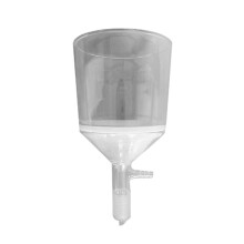 Borosilicate Glass Fine Frit Buchner Filter Funnel (G3), 24/40 Standard Taper Nipple & Vacuum Serrated Tube