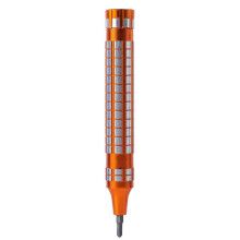 Screwdriver Set, Pen Style Manual Screwdriver,24-in-1 Small Screwdriver, Ideal for Laptop,Phone,Jewelry,and Watch Orange