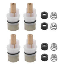 4 StüCk RP25513 Wasserhahn Schaft Ersatz mit Gummi Sitzen und Federn Geeignet für KüChe Delta Wasserhahn Reparatur Set
