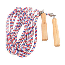 Langes Springseil 5 m/16,4 ft Holzgriffe, Polyester