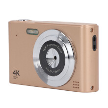 Caméra de vlogging numérique double 48 MP 2,5K avec zoom 16x, couleur or