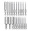 20PC Hex  Hex Wrench Drill Bit Set 2.3Inch Long 1/4Inch Diameter Quick Release Shank Magnetic Screwdriver Bit Set 2