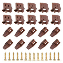 Drawer Slide Track Guides Glides,Drawer Guide for Dresser Slides for Center Mount Drawer Fit Rite-Trak 1 Drawer Systems