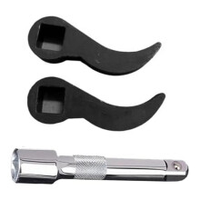 3 Pcs Adapter- Tool,Pry Bar Wrench Adaptor- Fits 1/2Inch Drive Ratchets Half Shaft Removal Tool B