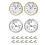 4Pcs Clock Parts for Clock Resin Mold,Clock Pieces for Clock Epoxy Casting Resin Mold 1