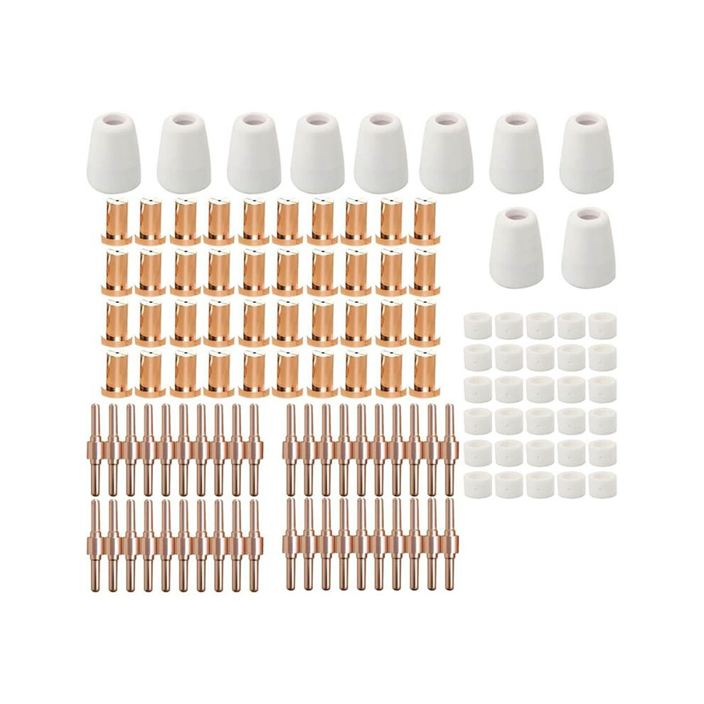 120Pcs Extended Pt-31 Plasma Cutter Consumables,Pt31 Plasma Torch Cutting Consumables 4713361977732