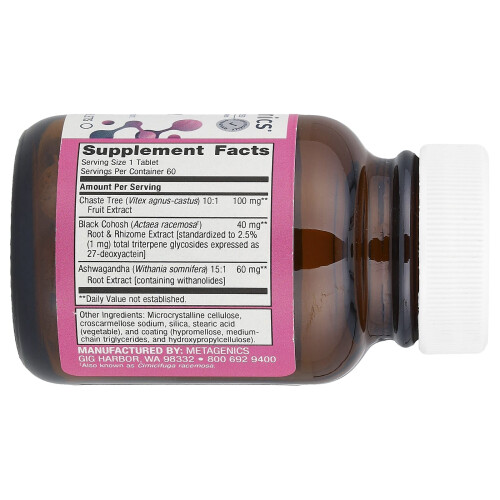 Metagenics, Chasteberry Plus PMS Support, 60 Tabletek 2