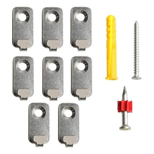 12PCS Wall Mount Hooks, Stainless Steel Hook, Heavy Duty Single Hole Hanger,  Hook T Shape