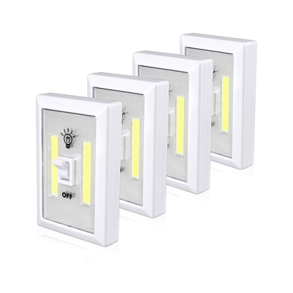 4Pack Closet Light, Battery Operated Tap Light, Super Bright Light,Wall Mount Under Cabinet Lighting 6134130685661