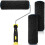 3pcs Drywall Compound Roller Cover with 1pc Paint Roller Frame, Drywall Texture Roller Brush for Putty, Texture Coating 1
