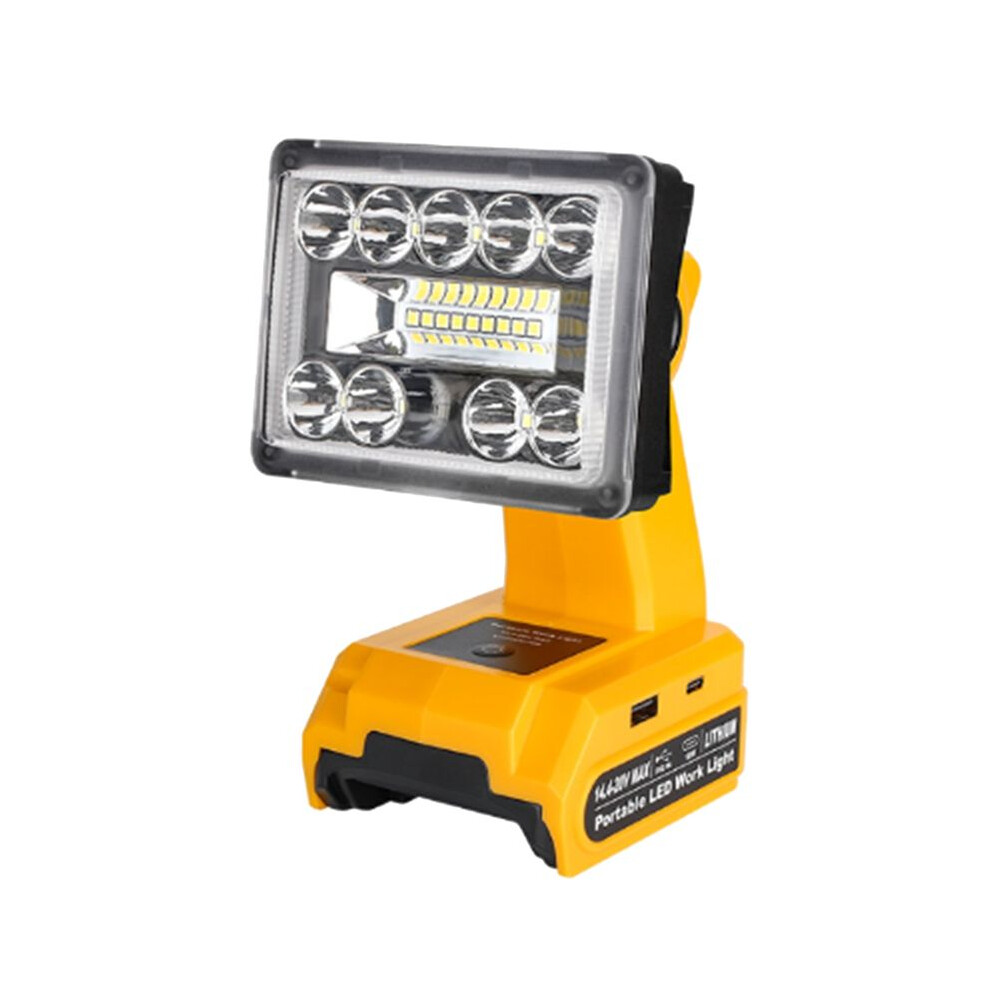 For 14.4-20V Li-Ion Battery Led Portable Work Light 9W 1000Lm Emergency Tool Light Lamp Spotlig 6031959488681