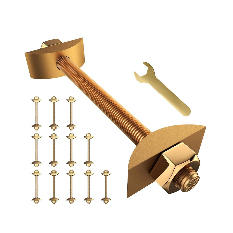 Countertop Connector Bolts, M8x100mm Countertop Joint Fasteners, Drawbolt/Bed/Butcher Block Joint Connector Kit,12Pcs 6033724881963