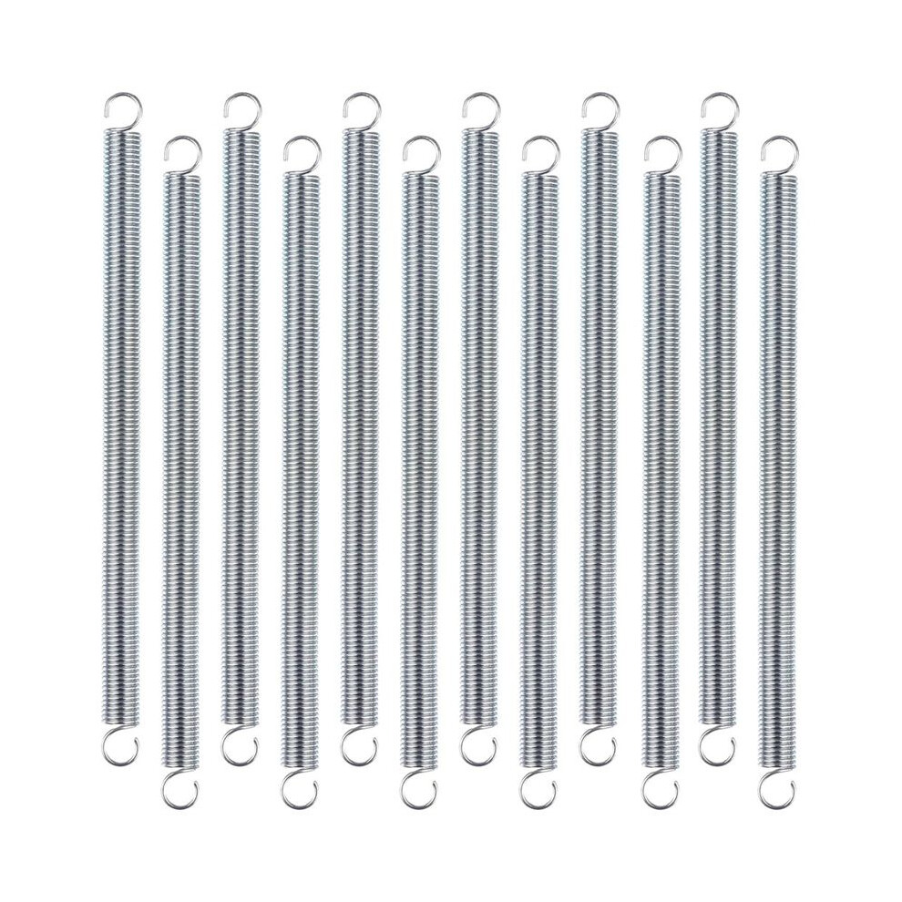 Photos - Other for Repair 12 Pcs Extension Spring, 3/8 X 6-1/2 Inch, 0.047 Inch Spring Steel, Dual Hook Ends for Machinery Construction Industrial