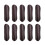 10PCS Leather Finger Protector Finger Thimble Guards Tools for Hand  Jewelry Making,Half Pack Brown 1