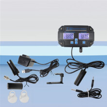 Monitor de PH y EC para Hidroponía, Comprobador de Calidad del Agua 6 en 1 con Wifi, Medidor de PH, Tanque de Reserva Hidropónico con Enchufe