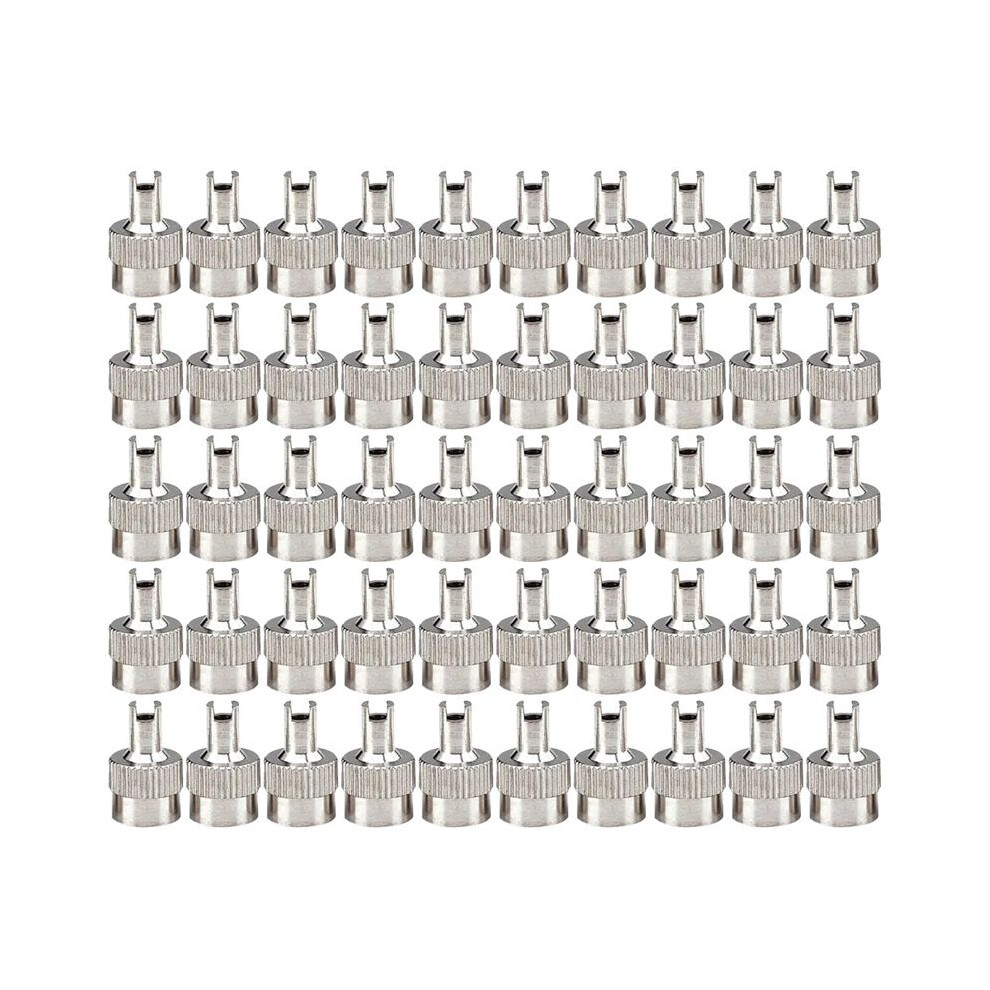 50Pcs Slotted Heads Valve Stem Caps Leak-Proof Metal Slotted Slot Valve Caps Tire Valve Air Dust Cover Caps Accessories 6032964892708