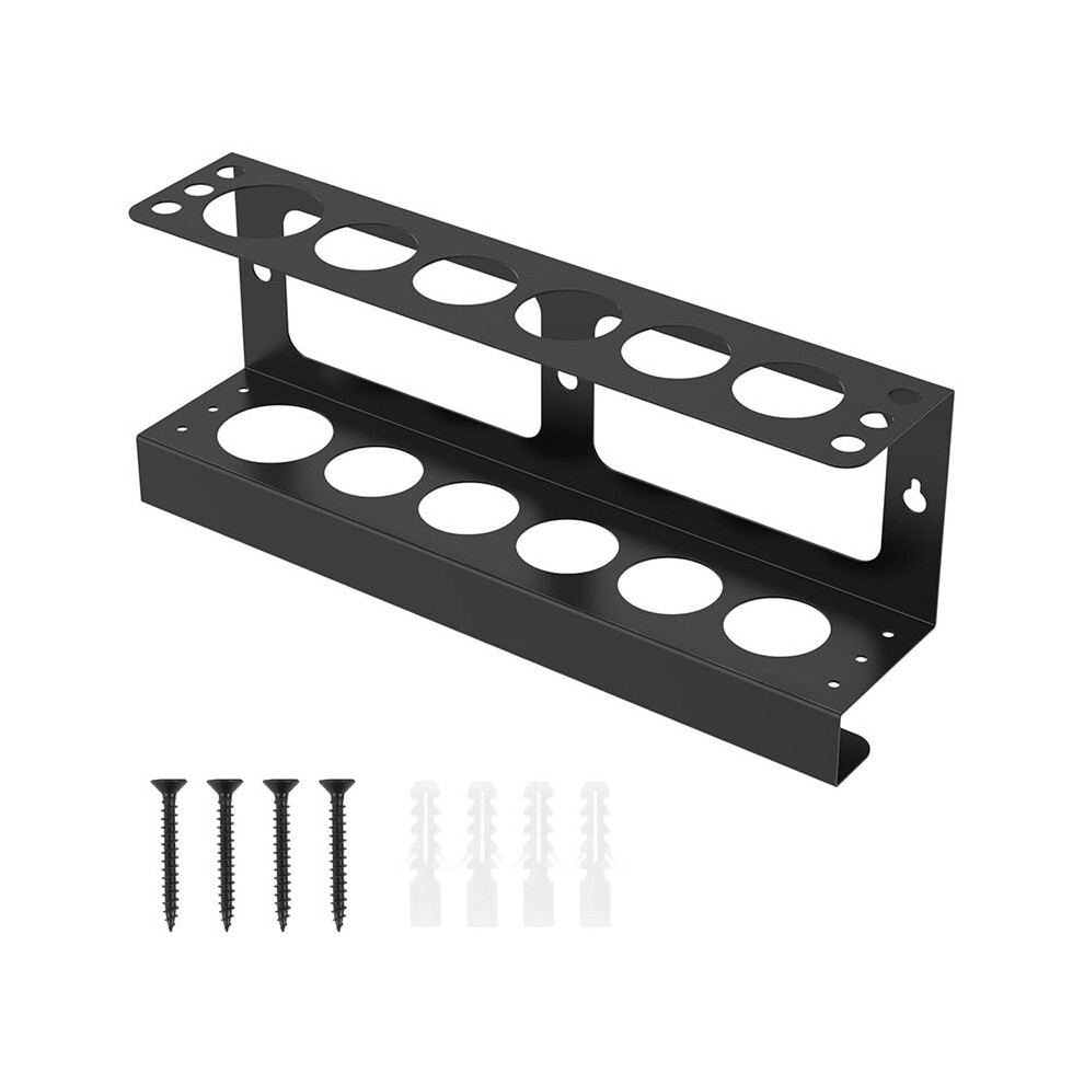 Caulking Tube Holder, Wall Mounted Caulk Tools Rack, Holds 6 Tubes Caulking Nozzle, Sealant Organizer Caulking Tube Rack 6031329043069