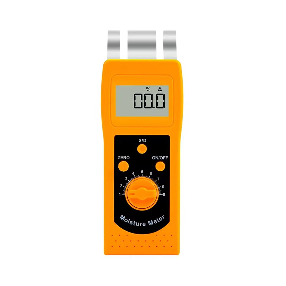 Digital Textile Moisture Meter Portable Leather Clothes Cotton Humidity Tester Textile Moisture Detector With Suitcase 6033393018394
