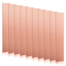 10 Bandes D'Anode en Cuivre Pur à 99,99 %, 15 X 2,5 X 1,1 cm, pour Kit de Galvanoplastie
