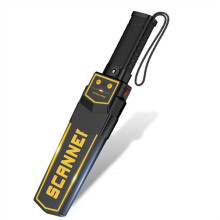Handheld Metaaldetectorstok, Oplaadbaar, Zeer Gevoelige Beveiligingsstok Metaaldetector, Draagbare Zoekscanner