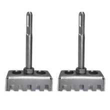 2pcs Square Hole Cutter for 86-Type Box Electric Hammer Hole Expansion Electrician Wall Socket Slotting Installation