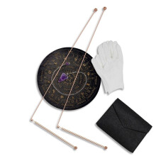 Kit de Baguettes de Sourcier en Cuivre, 2 Baguettes de Sourcier en Cuivre Pur Ă 99,9 % pour la Divination Aquatique, la Recherche D'Or et les