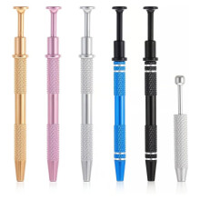 6-Teiliges Piercing-Kugelgreifer-Werkzeug, Schmuckwerkzeuge mit 4 Zinken, Edelstahl-Picker-Obergreifer-Werkzeugset, für Schmuck