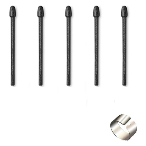 Pen Nibs, 5 Pack Replacement Tips for   and  , with Installation Tool, Black