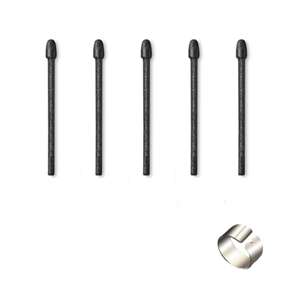 Photos - Stylus Pen Pen Nibs, 5 Pack Replacement Tips for and , with Installation Tool, Black