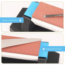 3 Side 400/1000/3000 Grit Premium Ceramic Whetstone Knife Sharpener Stone with Grip Holder and Non-Slip Base