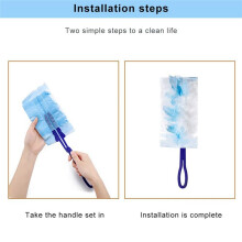 Kit Duster, 1 Duster + 10 Recharges, pour L'Entretien de la Maison, Dust Duster