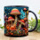 3D Magic Mushrooms Mug Ceramic  3D Fun Space Design Mugs Offices Multi-Purpose Drink Cup for Home Office Dorm A 8