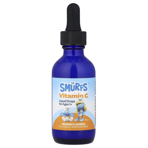 The Smurfs, Λιπαρό Ελαιόλαδο για Σπογγίσεις, Ηλικία 1+, Πορτοκαλί, 2 fl oz (60 ml) 2