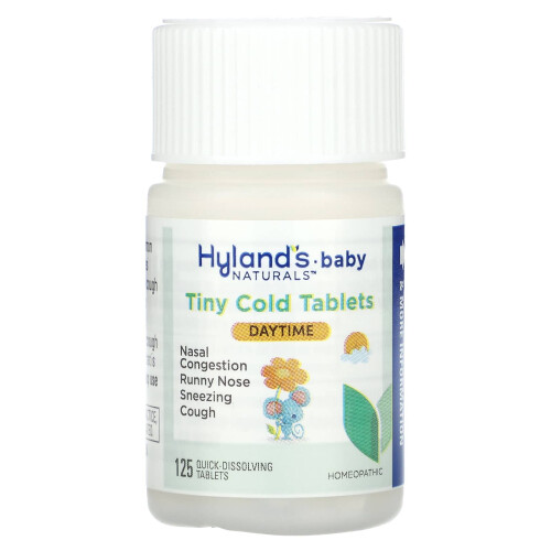 Hyland's Naturals, Baby, Tiny Cold Tablets, Daytime, 6+ Months, 125 Quick-Dissolving Tablets 2
