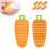 6Pcs Flexible Fruit and Vegetable Brush, Carrot Brush, Home Kitchen Multi-Functional Kitchen Brush 2