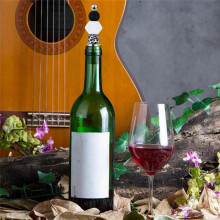 30 Pieces Beadable Wine Stoppers for Wine Bottles Decorative Beaded Wine Bottle Stopper Reusable Alloy Wine Saver