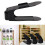 10PCS Double Layer Space Saving Shoe Rack Storage Holder, Non-Slip Shoes Organiser Storage Idea,Black 2
