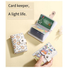 -Kreditkartenetui mit 20 KartenfäChern + 2 AusweisfäChern, Anti-Entmagnetisierungs-GeldböRse für Bankkarten, A