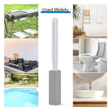4 Pack Pumice Stone Toilet Brush Hanging Toilet Brush Home Pumice Cleaning Pad for Toilet Bathtub Sink Cleaning