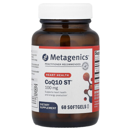 Metagenics, CoQ10 ST, 100 mg, 60 Softgels 1