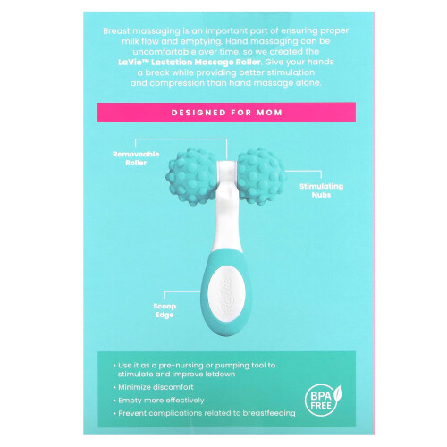 LaVie, Stimulating Lactation Roller, Massage Tool, 1 Count 1