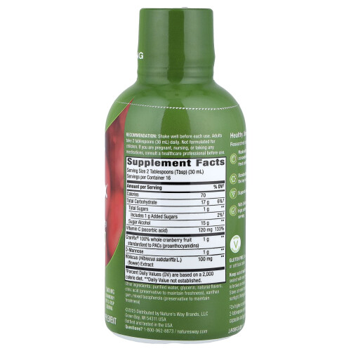 Nature's Way, CranRx, Λιαστικό Κρανμπέρι, 16 fl oz (480 ml) 2