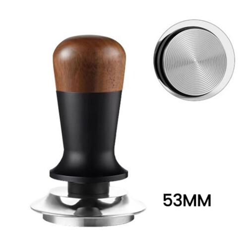 Espresso Tamper Constant Force Impact Tamper Thread Coffee Distributor Leveler Tool Coffee Tamper 53mm 2