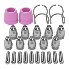 AG-60 Plasma Cutter Torch Consumables, 040 SG-55 AG-60 WSD-60 Plasma Cutter Accessories for CUT55/CUT55PRO, 24 Pcs