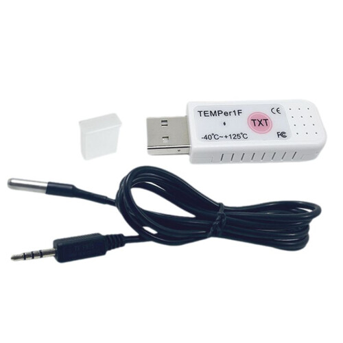 USB Thermometer Computer Temperature Sensor Temperature Probe Aquarium Industry Remote Monitor TEMPer1F